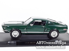 Автоминиатюра модели - Shelby Gt 500 Kr Coupe 1968 Green 1:18 Yat Ming