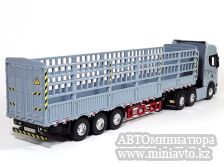 Автоминиатюра модели - Scania S770 6x4 Grey с п/п бортовой 1:50 CPM