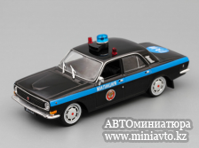 Автоминиатюра модели - ГАЗ 24-10 Милиция, Милиция СССР ,DeAgostini