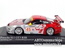 Автоминиатюра модели - Porsche 911 GT3 RSR # 45 ALMS 12h Sebring 2007 1:43 Minichamps