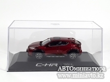 Автоминиатюра модели - Toyota C-HR CHR 2019  Red/black 1:43 China Promo Models