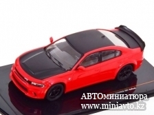 Автоминиатюра модели - Dodge Charger SRT Hellcat 2021 red/flatblack 1:43 Ixo
