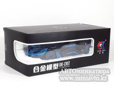 Автоминиатюра модели - Bugatti Bolide W16.4 Blue/Black 1:24 CPM junior series