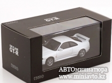 Автоминиатюра модели - Nissan Skyline GT-R R33 V Spec 1995 white  1:43 Ebbro