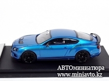 Автоминиатюра модели - Bentley Continental GT GT3-R blue 1:43 Almost Real