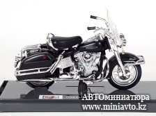 Автоминиатюра модели - Harley-Davidson FLH Electra Glide 1966 1:18 Maisto