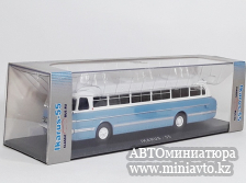 Автоминиатюра модели - Икарус-55, бело/синий ClassicBus