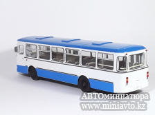 Автоминиатюра модели - ЛиАЗ 677М, бело-синий 1:43 Советский Автобус