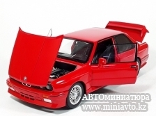 Автоминиатюра модели - BMW M3 E30 red 1:24 CPM junior series