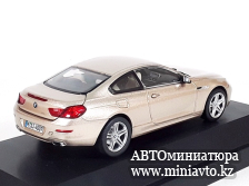 Автоминиатюра модели - BMW 650i Coupe F13 (2011), gold metallic 1:43 Jadi