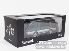 Автоминиатюра модели - Mitsubishi Delica Star Wagon III рестайл 2 1997-1999 green/silver 1:43 Sunyork Model