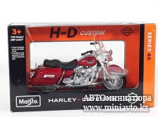 Автоминиатюра модели - Harley-Davidson FLHR Road King 1999 red 1:18 Maisto
