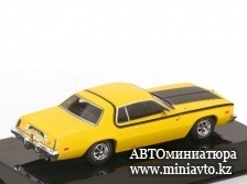 Автоминиатюра модели - Plymouth Fury Road Runner 1975 yellow/black  1:43 Ixo