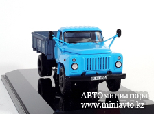 Автоминиатюра модели - ГАЗ-52-04 голубая кабина,синий борт 1:43 DiP Models