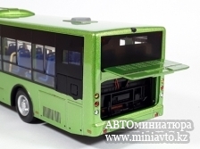 Автоминиатюра модели - Yutong City Bus ZK6125ВEVG12 1/42 зелёный China Promo Models
