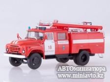 Автоминиатюра модели - Пожарный АЦ-40 (на шасси ЗиЛ 130) Санкт-Петербург Автоистория