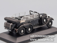 Автоминиатюра модели - Mercedes W31 Type G4 Six-Wheeler 1938 black 1:43 Ixo 