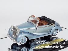 Автоминиатюра модели - Mercedes Benz 170S Cabriolet  1950 blue-silver 1:43 Signature Models