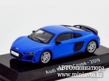 Автоминиатюра модели - Audi R8 V10 Coupe, blue met., 2019 Altaya - SUPERCARS