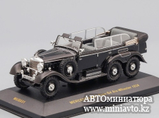 Автоминиатюра модели - Mercedes W31 Type G4 Six-Wheeler 1938 black 1:43 Ixo 