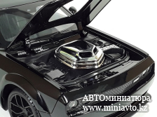 Автоминиатюра модели - Dodge Challenger R/T Scat Pack Widebody Black 1:18 CPM junior series