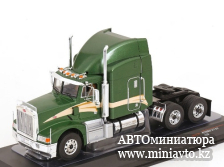 Автоминиатюра модели - Peterbilt 377 A/E towing vehicle 1998 greenmetallic 1:43 Ixo 