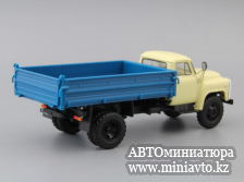Автоминиатюра модели - САЗ-3507 (ГАЗ 53),желтый / синий Грузовики СССР ,DeAgostini