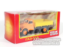 Автоминиатюра модели - ГАЗ-51А оранжевый/желтый 1:43 Наш Автопром
