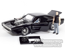 Автоминиатюра модели - Dodge Charger R/T Dom Figure Fast & Furious Jada Toys 1:24