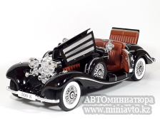 Автоминиатюра модели - Mercedes 500K Roadster black 1:18 CPM junior series