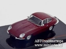 Автоминиатюра модели - JAGUAR E-Type Coupe 1963 Dark Red IXO