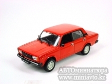 Автоминиатюра модели - ВАЗ-2105 "Жигули", красная  (Автолегенды СССР)