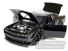 Автоминиатюра модели - Dodge Challenger R/T Scat Pack Widebody Black 1:18 CPM junior series