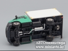 Автоминиатюра модели - ГАЗель NEXT A21R23 хлебный фургон, зеленый / серый Наш Автопром