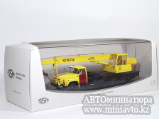 Автоминиатюра модели - Автокран КС-3575А (133ГЯ )аварийная служба, желтый / красный 1:43 SSM