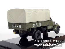 Автоминиатюра модели - ЗИC-150 бортовой с тентом хаки 1:43 DiP Models