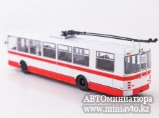 Автоминиатюра модели - Троллейбус ЗИУ-682Б Наши Автобусы Modimio