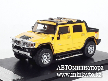 Автоминиатюра модели - Hummer H2 SUT Yellow 1:64 LuLu Model