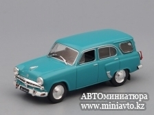 Автоминиатюра модели - МОСКВИЧ-423, Автолегенды СССР , голубо-зеленый DeAgostini