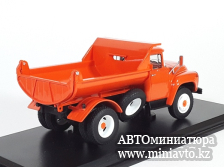 Автоминиатюра модели - ЗИЛ-ММЗ-555 самосвал оранжевый ранняя решётка радиатора SSM