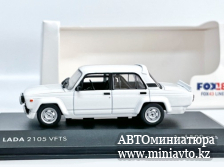 Автоминиатюра модели - Lada 2105 VFTS  White  1:43 FOX18