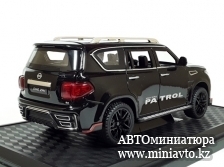 Автоминиатюра модели - Nissan Patrol SUV Black 1:24 CPM junior series
