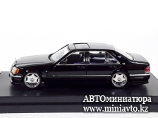Автоминиатюра модели - Mercedes-Benz S600 W140 Black  1:64 Street Weapon
