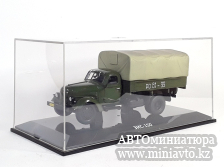 Автоминиатюра модели - ЗИC-150 бортовой с тентом хаки 1:43 DiP Models