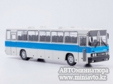Автоминиатюра модели - Икарус-250.59, синий/белый Советский Автобус