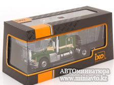 Автоминиатюра модели - Peterbilt 377 A/E towing vehicle 1998 greenmetallic 1:43 Ixo 