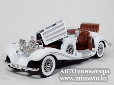Автоминиатюра модели - Mercedes 500K Roadster  White 1:18 CPM junior series