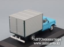 Автоминиатюра модели - DODGE D-400 Box Van (фургон) 1971 Light Blue/Grey White Box