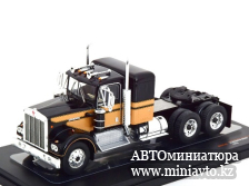 Автоминиатюра модели - Kenworth W900 1976 black/creme  1:43 Ixo