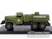 Автоминиатюра модели - ЗиЛ-157 топливозаправщик АЦ-4,3 хаки 1:43 SSM